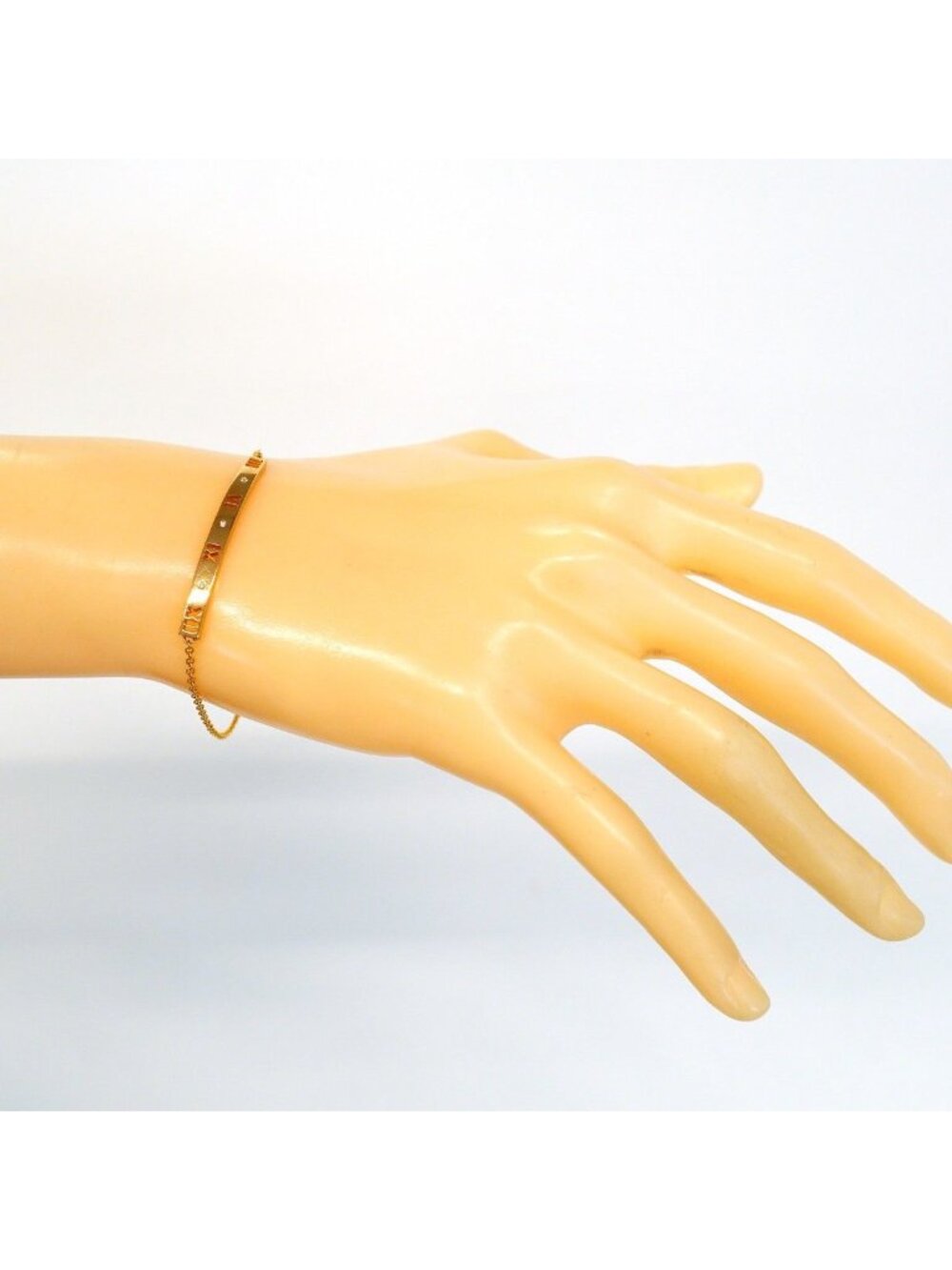 Tiffany & Co Bracelet Atlas 18k Pink Gold Diamond - Picture 6 of 6